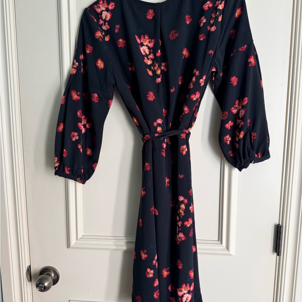 a new day Black Floral Long Sleeve Dress